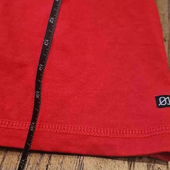 Red Quick Dry Shorts Size 8 Boys Algo - Picture 7 of 9